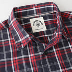 Dubinik® Mens Long Sleeve Button Down Shirts Casual Plaid Shirt with Practical Double Pockets Comfortable and Soft#0050007