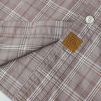 Dubinik® Mens Long Sleeve Button Down Shirts Casual Plaid Shirt with Practical Double Pockets Comfortable and Soft#0050016