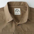 Dubinik® Mens Long Sleeve Button Down Solid Khaki Shirts Casual Plaid Shirt with Practical Double Pockets Comfortable and Soft#0050030