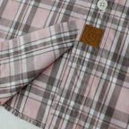 Dubinik® Mens Long Sleeve Button Down Shirts Casual Plaid Shirt with Practical Double Pockets Comfortable and Soft#0050018