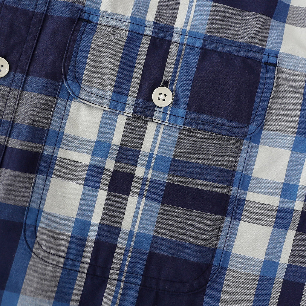 Dubinik® Mens Long Sleeve Button Down Shirts Casual Plaid Shirt with Practical Double Pockets Comfortable and Soft#0050003