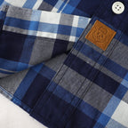 Dubinik® Mens Long Sleeve Button Down Shirts Casual Plaid Shirt with Practical Double Pockets Comfortable and Soft#0050003