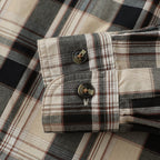 Dubinik® Mens Long Sleeve Button Down Shirts Casual Plaid Shirt with Practical Double Pockets Comfortable and Soft#0050004