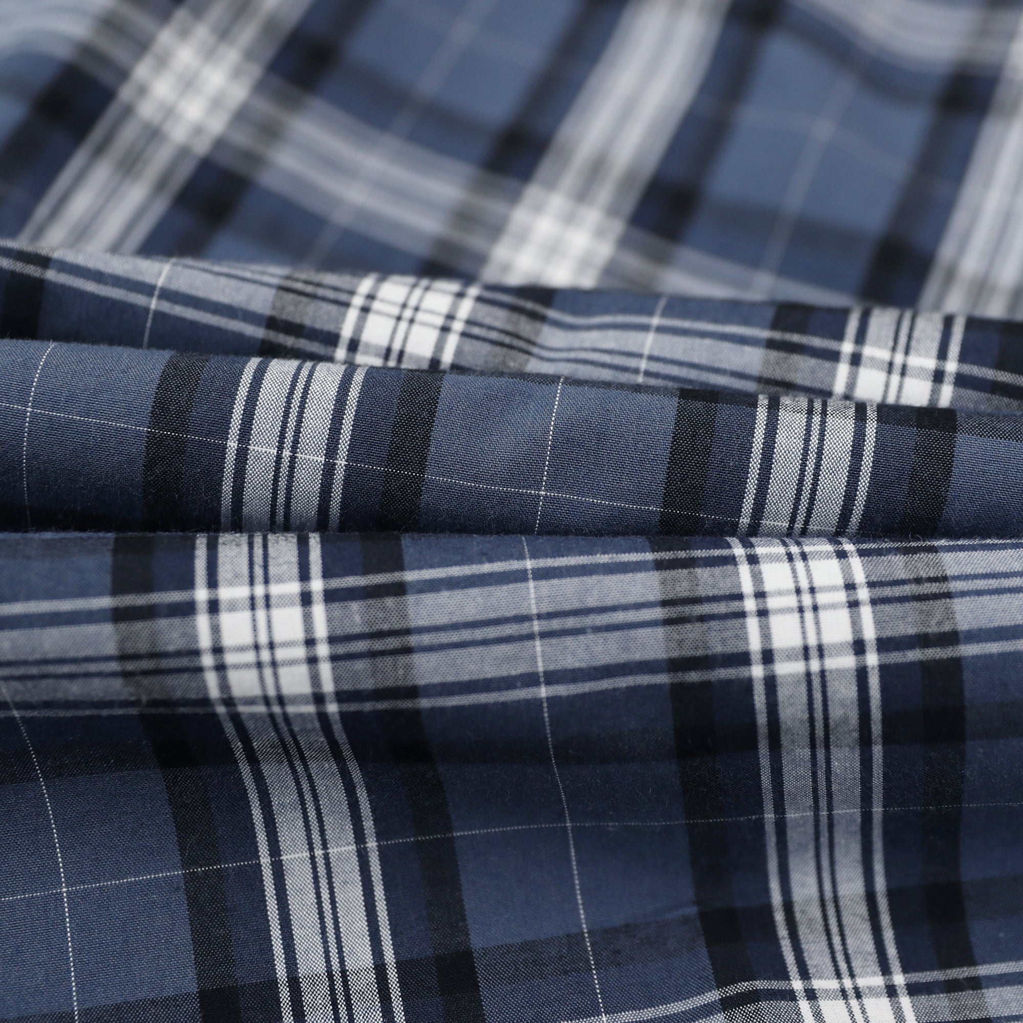 Dubinik® Mens Long Sleeve Button Down Shirts Casual Plaid Shirt with Practical Double Pockets Comfortable and Soft#0050015