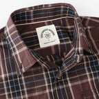 Dubinik® Mens Long Sleeve Button Down Shirts Casual Plaid Shirt with Practical Double Pockets Comfortable and Soft#0050012