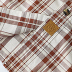 Dubinik® Mens Long Sleeve Button Down Shirts Casual Plaid Shirt with Practical Double Pockets Comfortable and Soft#0050013