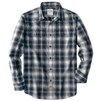 Dubinik® Mens Long Sleeve Button Down Shirts Casual Plaid Shirt with Practical Double Pockets Comfortable and Soft#0050019