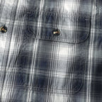 Dubinik® Mens Long Sleeve Button Down Shirts Casual Plaid Shirt with Practical Double Pockets Comfortable and Soft#0050019