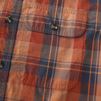 Dubinik® Mens Long Sleeve Button Down Shirts Casual Plaid Shirt with Practical Double Pockets Comfortable and Soft#0050025