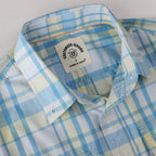 Dubinik® Mens Long Sleeve Button Down Shirts Casual Plaid Shirt with Practical Double Pockets Comfortable and Soft#0050022