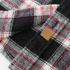 Dubinik® 13oz Ultra Heavyweight Mens Flannel Shirts Long Sleeve Casual Button Down Pocket Soft Warm Cotton Shirt#84004