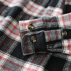 Dubinik® 13oz Ultra Heavyweight Mens Flannel Shirts Long Sleeve Casual Button Down Pocket Soft Warm Cotton Shirt#84004