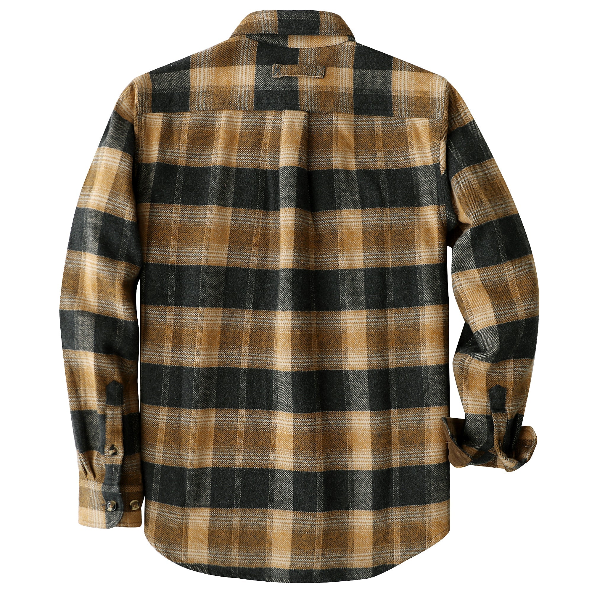 Dubinik® 13oz Ultra Heavyweight Mens Flannel Shirts Long Sleeve Casual Button Down Pocket Soft Warm Cotton Shirt#84007