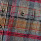 Dubinik® 13oz Ultra Heavyweight Mens Flannel Shirts Long Sleeve Casual Button Down Pocket Soft Warm Cotton Shirt#84002