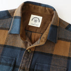 Dubinik® 13oz Ultra Heavyweight Mens Flannel Shirts Long Sleeve Casual Button Down Pocket Soft Warm Cotton Shirt#84003