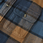 Dubinik® 13oz Ultra Heavyweight Mens Flannel Shirts Long Sleeve Casual Button Down Pocket Soft Warm Cotton Shirt#84003