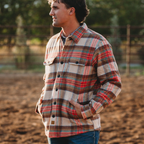 Dubinik® Mens Shacket Flannel Warm Lined Coats Lightweight Jacket Casual Plaid Flannel Shirt For Men Long Sleeve Button Down#0182010