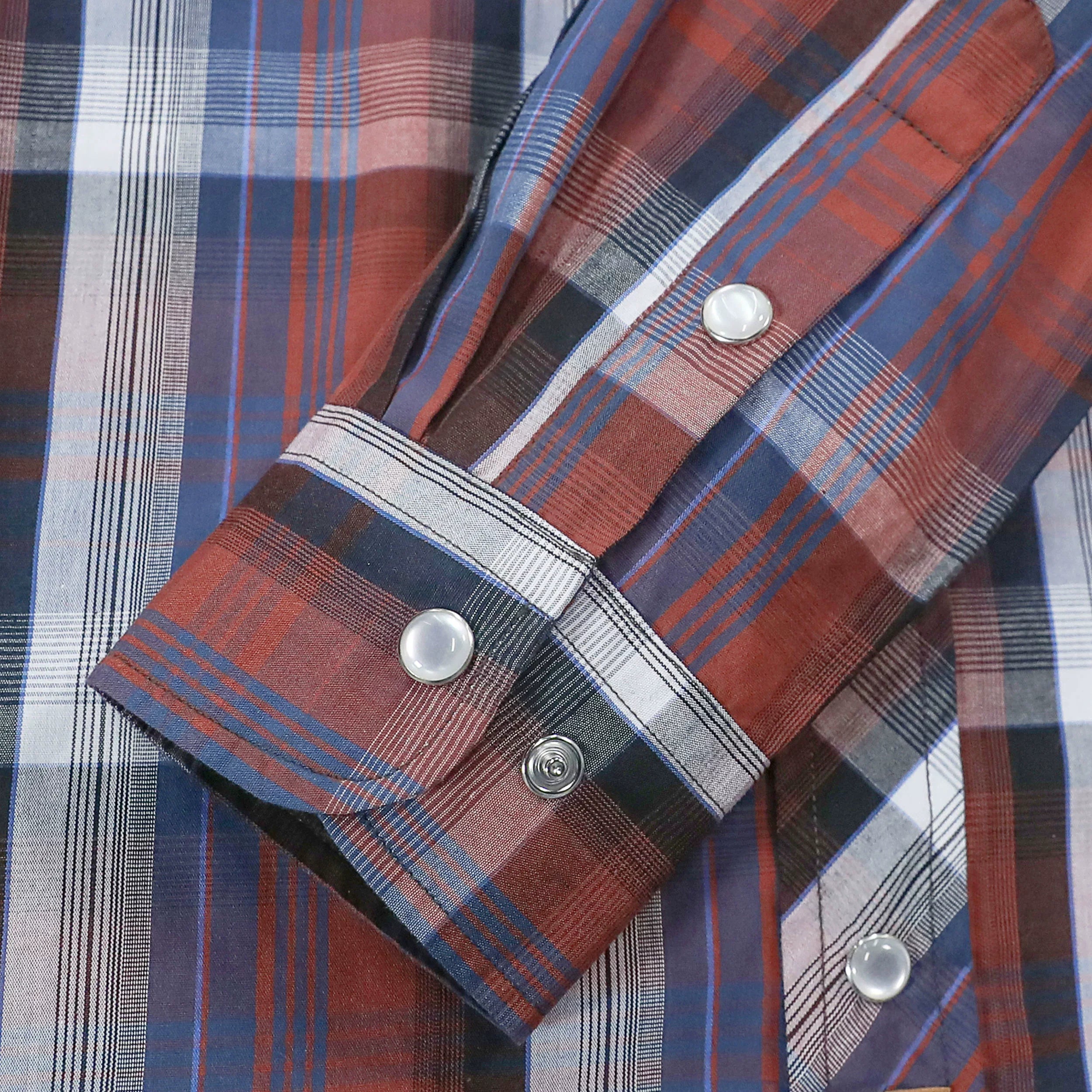 Dubinik® Pearl Snap Shirts for Men Long Sleeve Western Shirts for Men Vintage Casual Plaid Shirt Cowboy Shirts for Men#42003