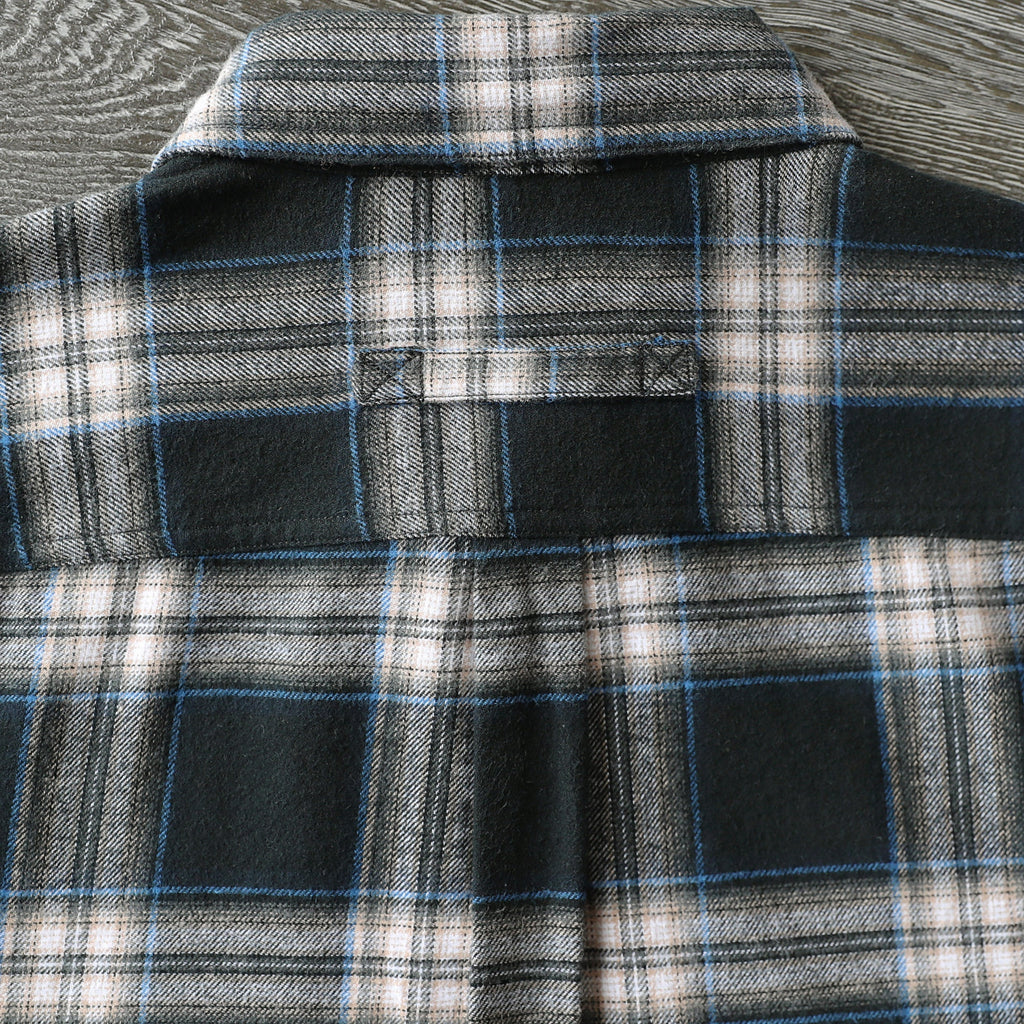 Dubinik® Mens Flannel Shirt Long Sleeve Button Down Plaid All Cotton Soft Brushed Flannel Shirt For Men Utility Casual Shirt #0030015