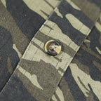 Dubinik®Mens Short Sleeve Button Down Shirts Denim Short Sleeve Shirt Men Two Pocket Western Soft Work Casual Denim Shirt#15DMC