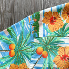 Hawaiian Shirt for Men Aloha Tropical Short Sleeve Button Down Print Beach Shirts #2602