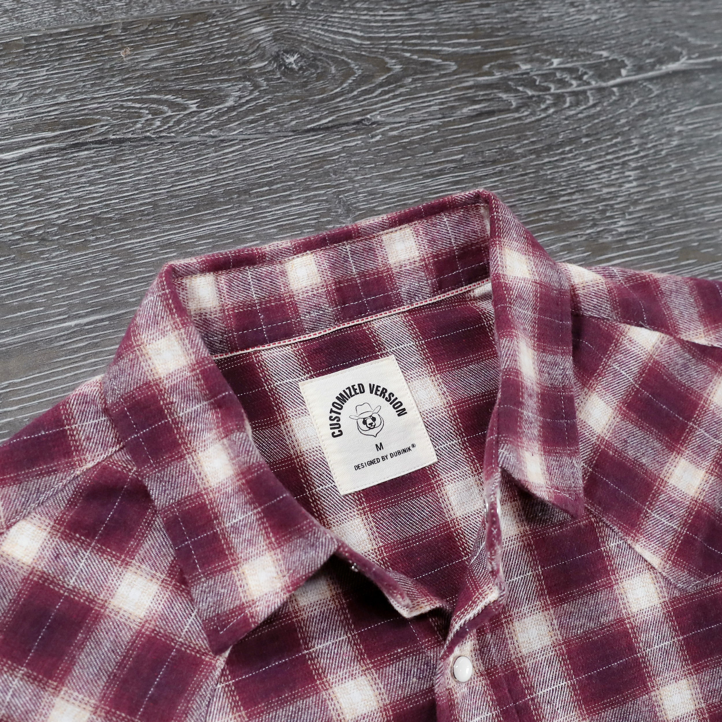 Mens Flannel Long Sleeve Pearl Snap Buttons Western Cowboy Vintage Casual Shirts #2818