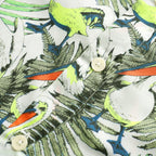 Hawaiian Shirt for Men Aloha Tropical Short Sleeve Button Down Print Beach Shirts #2611