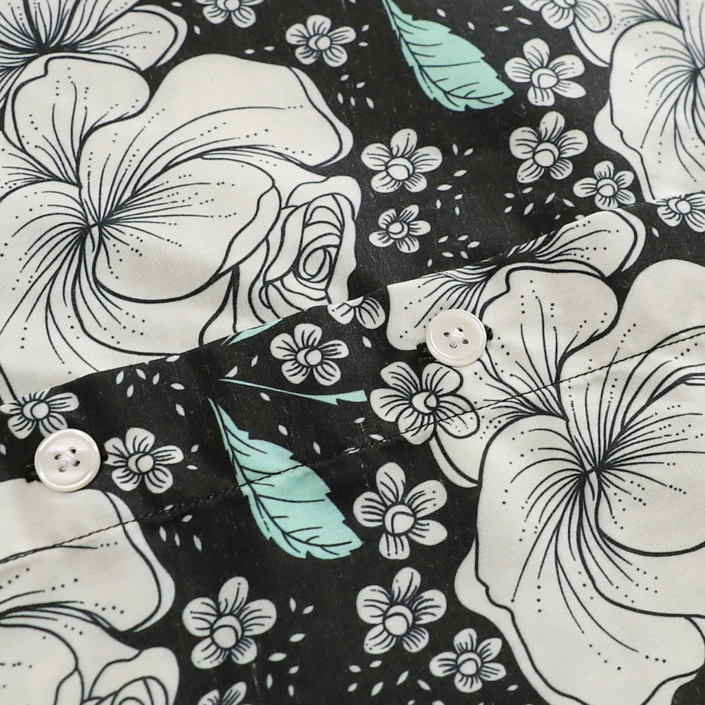 Hawaiian Shirt for Men Aloha Tropical Short Sleeve Button Down Print Beach Shirts #2604