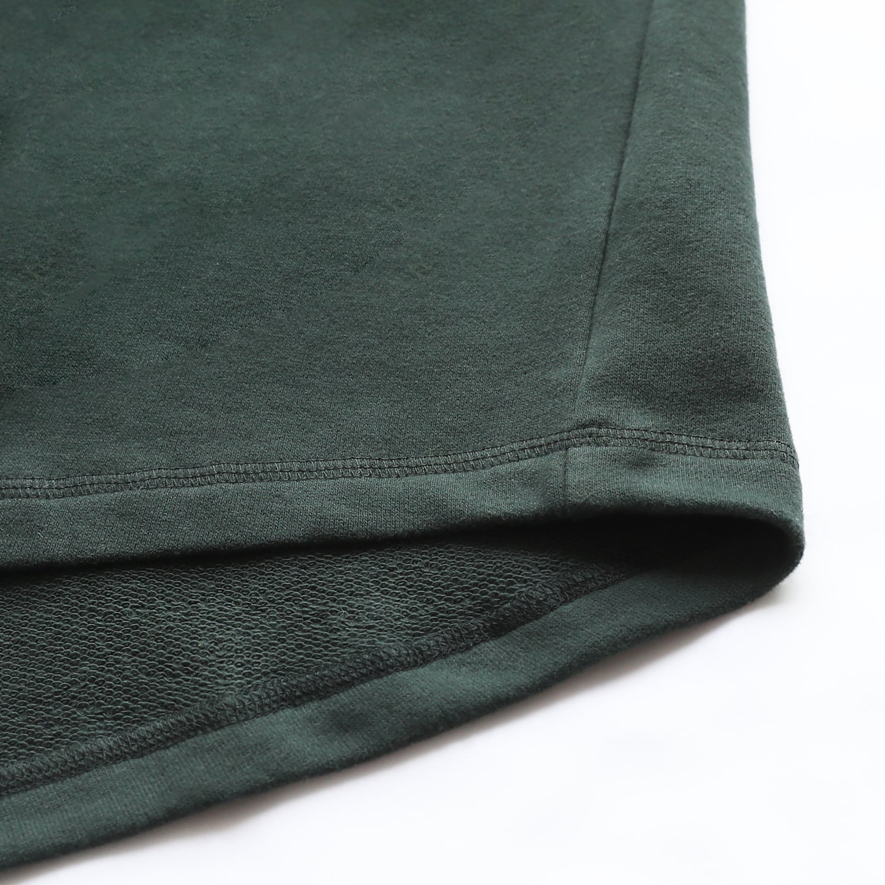 Men's Forest Green Hoodies short-sleeved hooded sweatshirt #0612