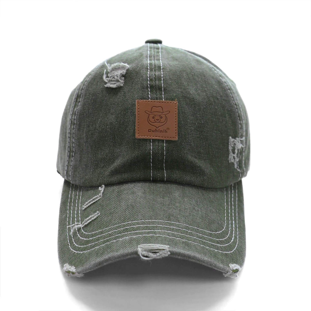 Cotton denim baseball cap #2302