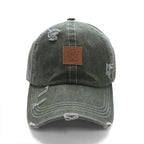 Cotton denim baseball cap #2302