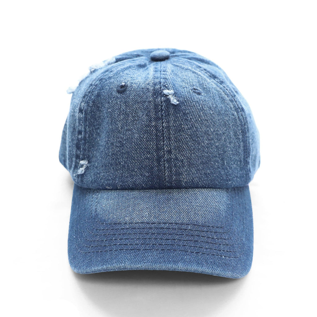Cotton denim baseball cap #2309