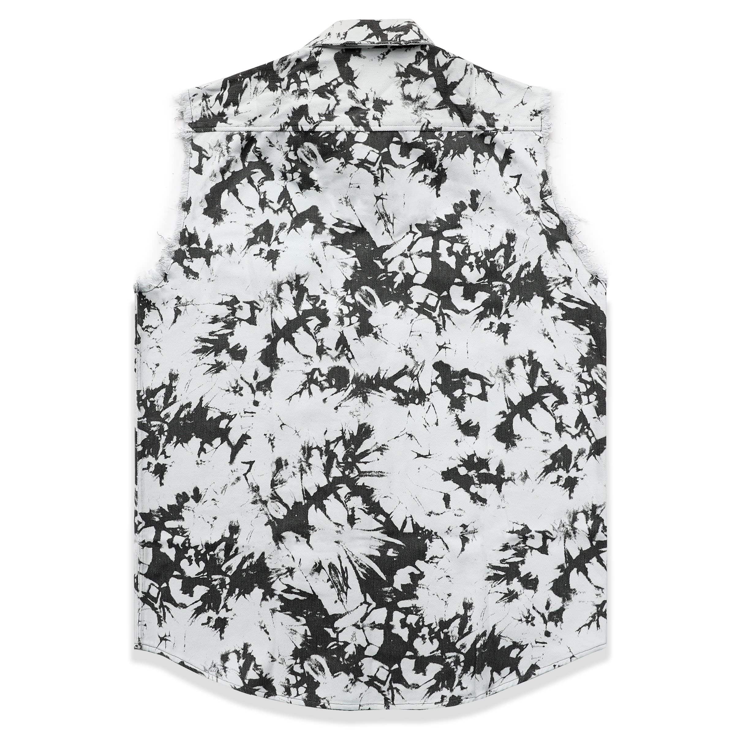 Men's sleeveless denim undershirt #1204