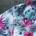 Hawaiian Shirt for Men Aloha Tropical Short Sleeve Button Down Print Beach Shirts #2622