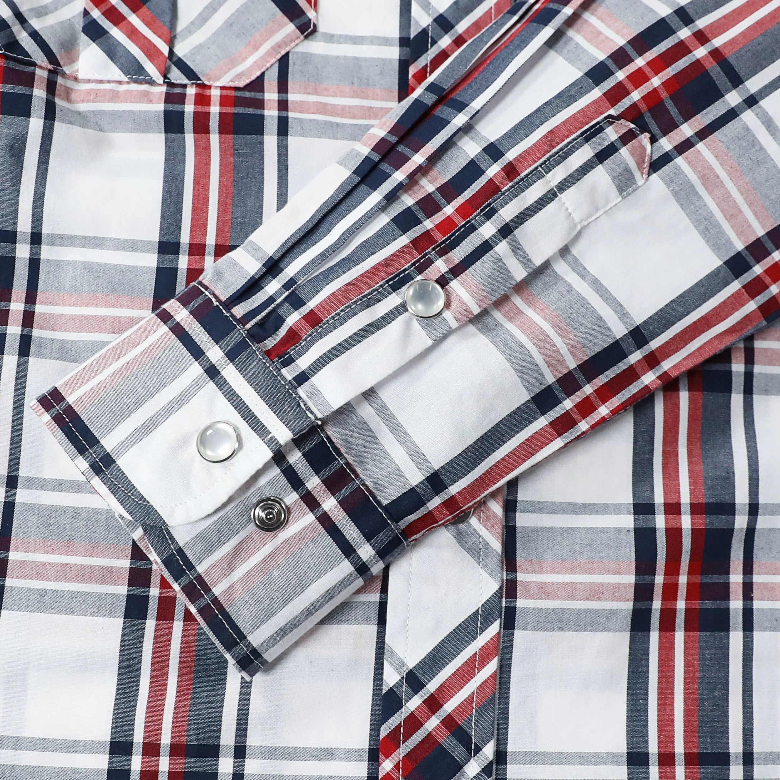 Dubinik® Pearl Snap Shirts for Men Long Sleeve Western Shirts for Men Vintage Casual Plaid Shirt Cowboy Shirts for Men#42025