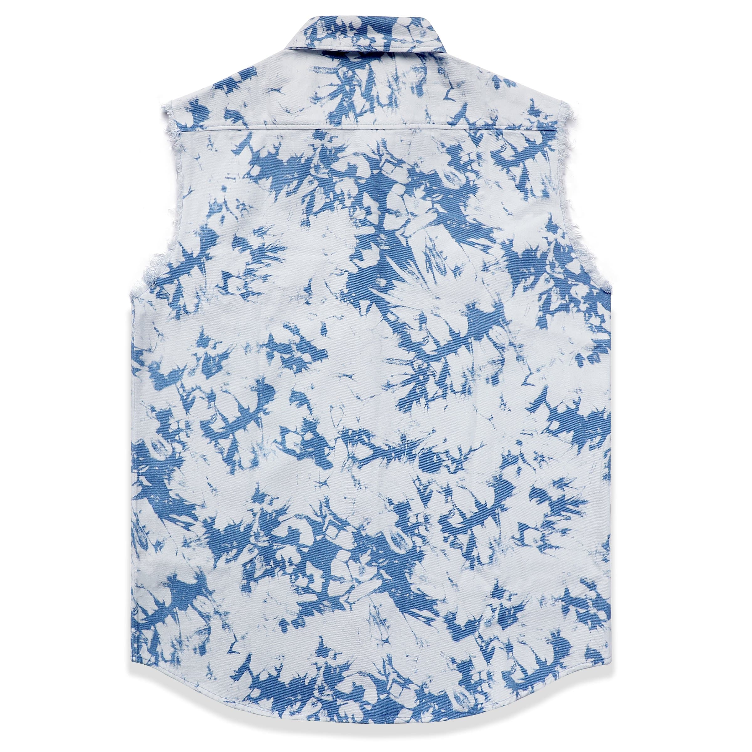 Men's sleeveless denim undershirt #1202