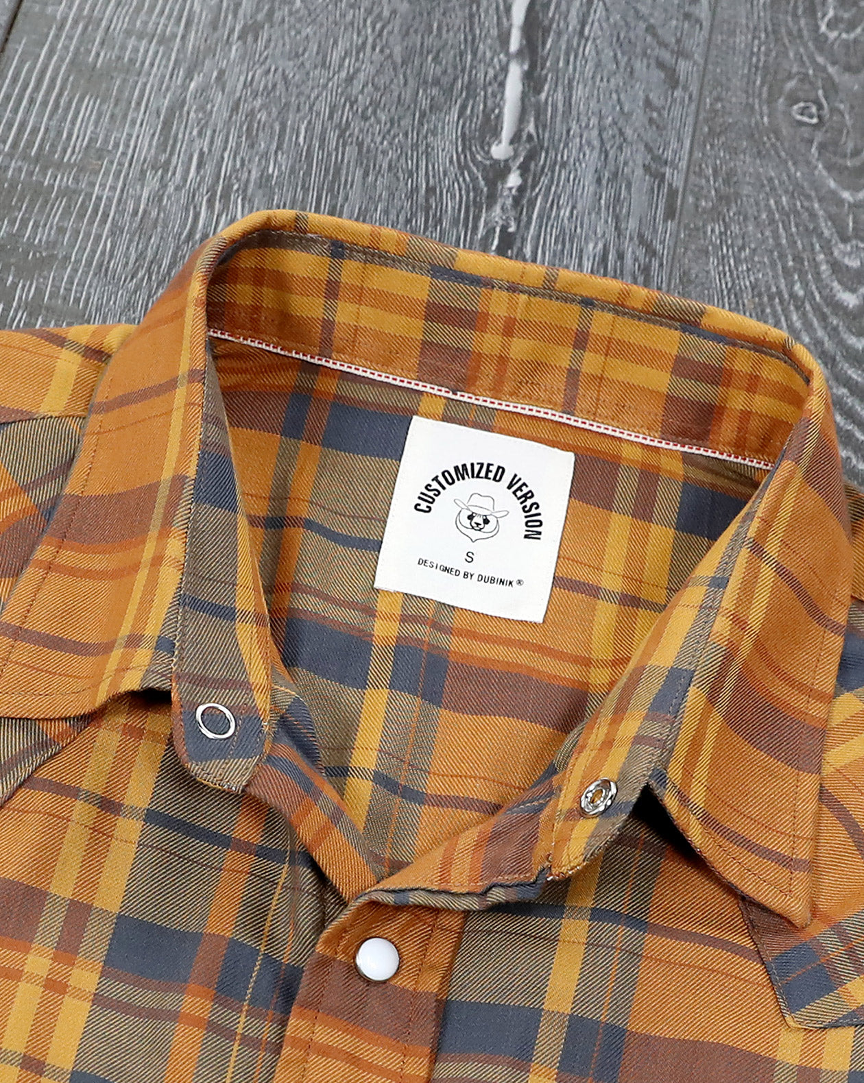 Dubinik®Bamboo Fiber Mens Shirts Short Sleeve Plaid Shirt Men Western Cowboy Pearl Snap Vintage Casual Plaid Shirt #2909