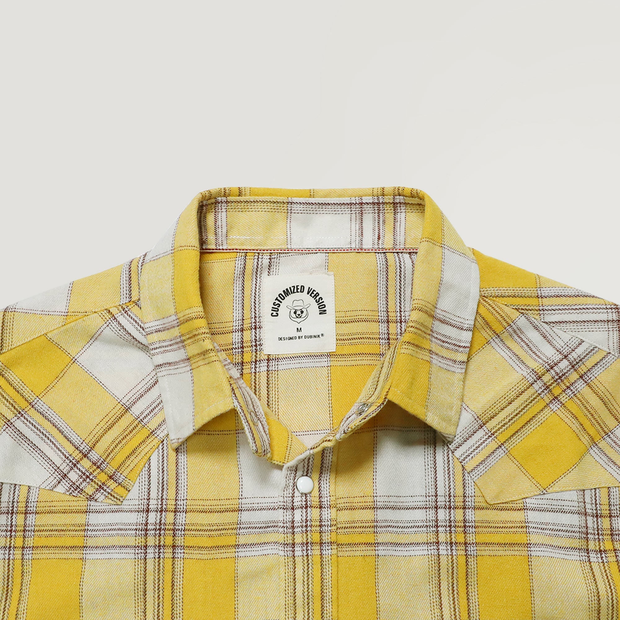 Mens Flannel Long Sleeve Pearl Snap Buttons Western Cowboy Vintage Casual Shirts #2811