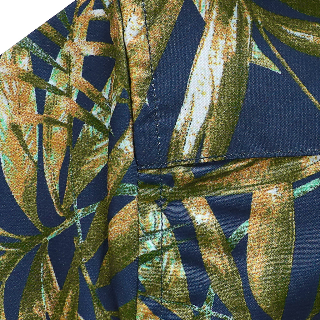 Hawaiian Shirt for Men Aloha Tropical Short Sleeve Button Down Print Beach Shirts #2610