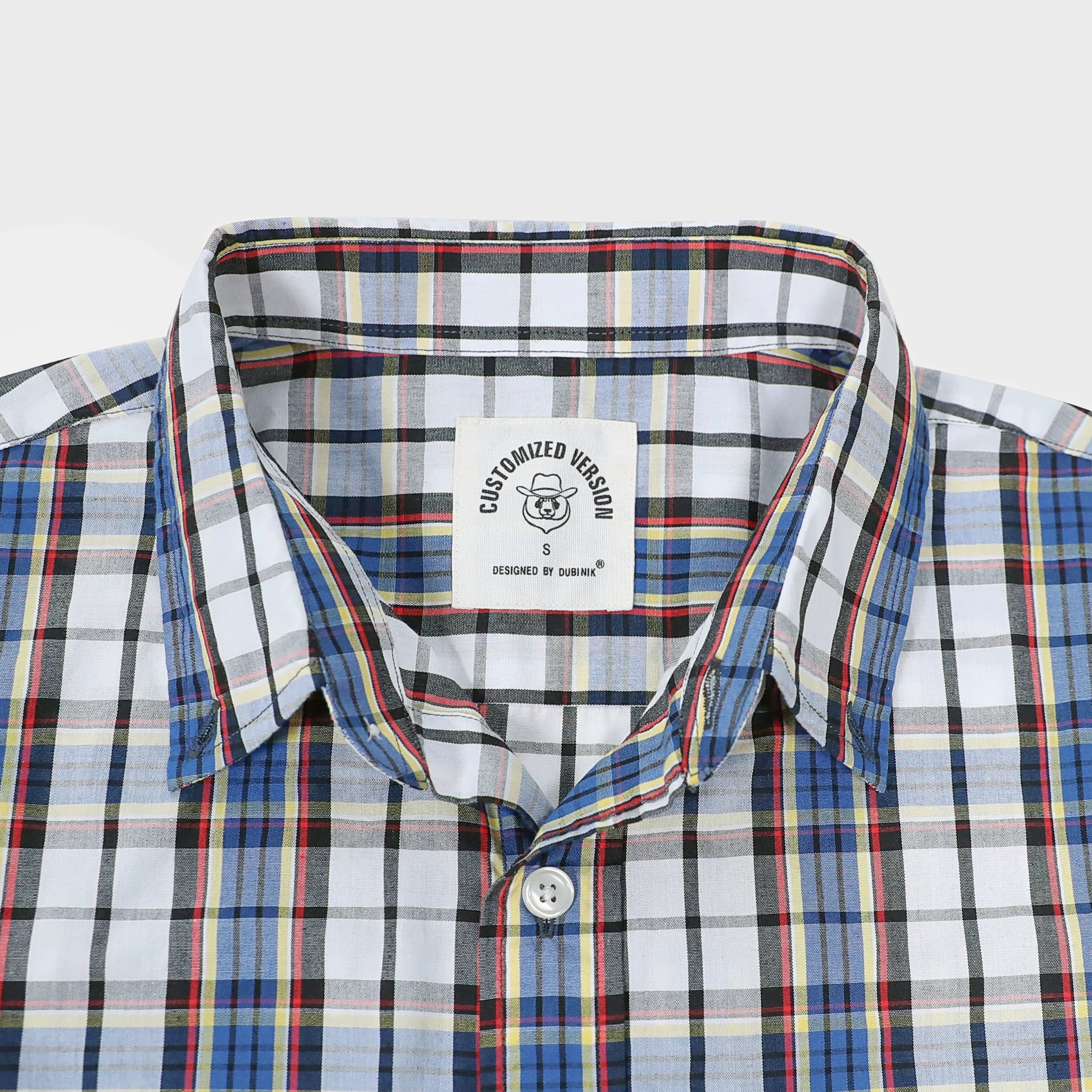 Dubinik® Mens Short Sleeve Button Down Shirts Summer Vintage Short Sleeve Button Down Men Lightweight Men's Casual Shirts#51009