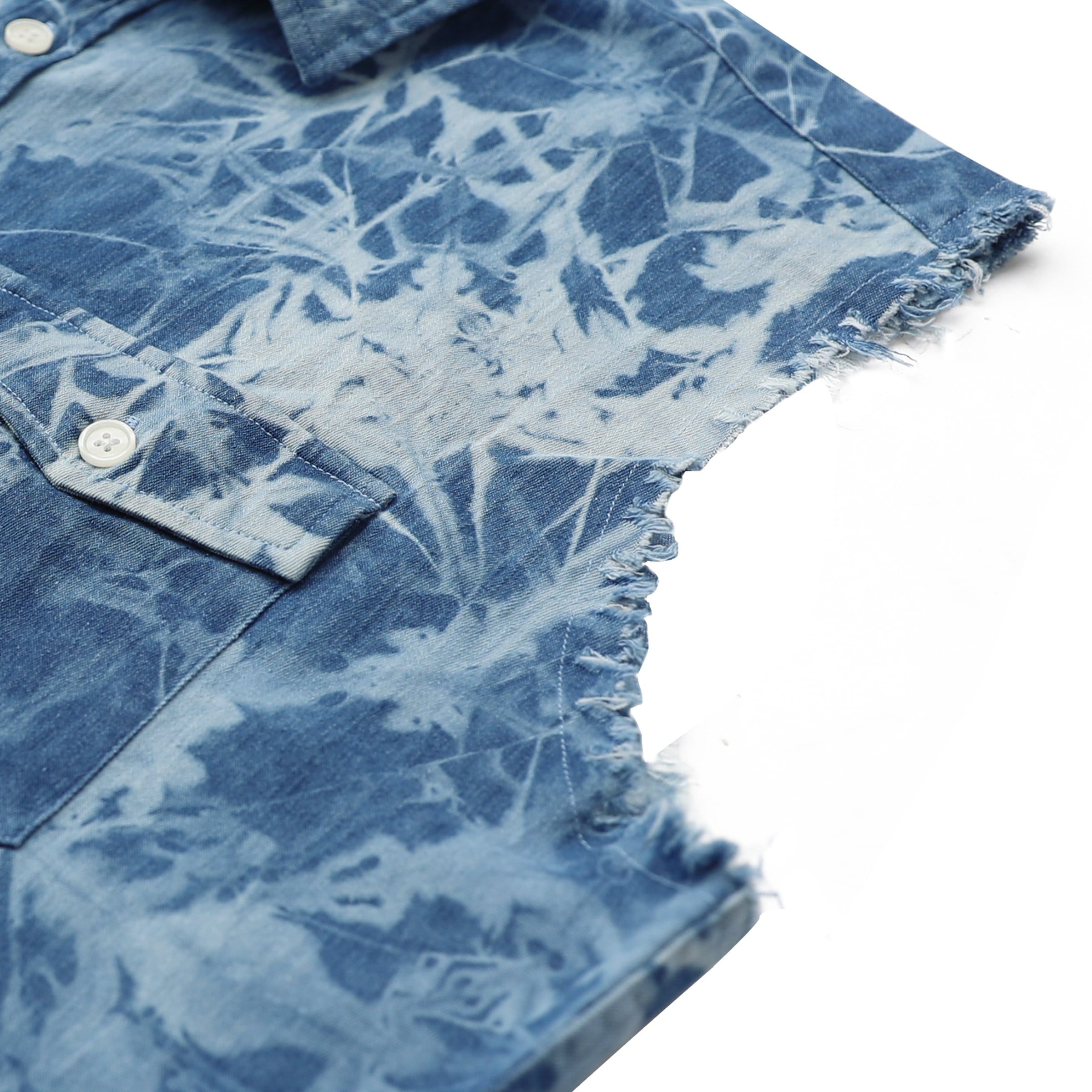 Men's sleeveless denim undershirt #1205