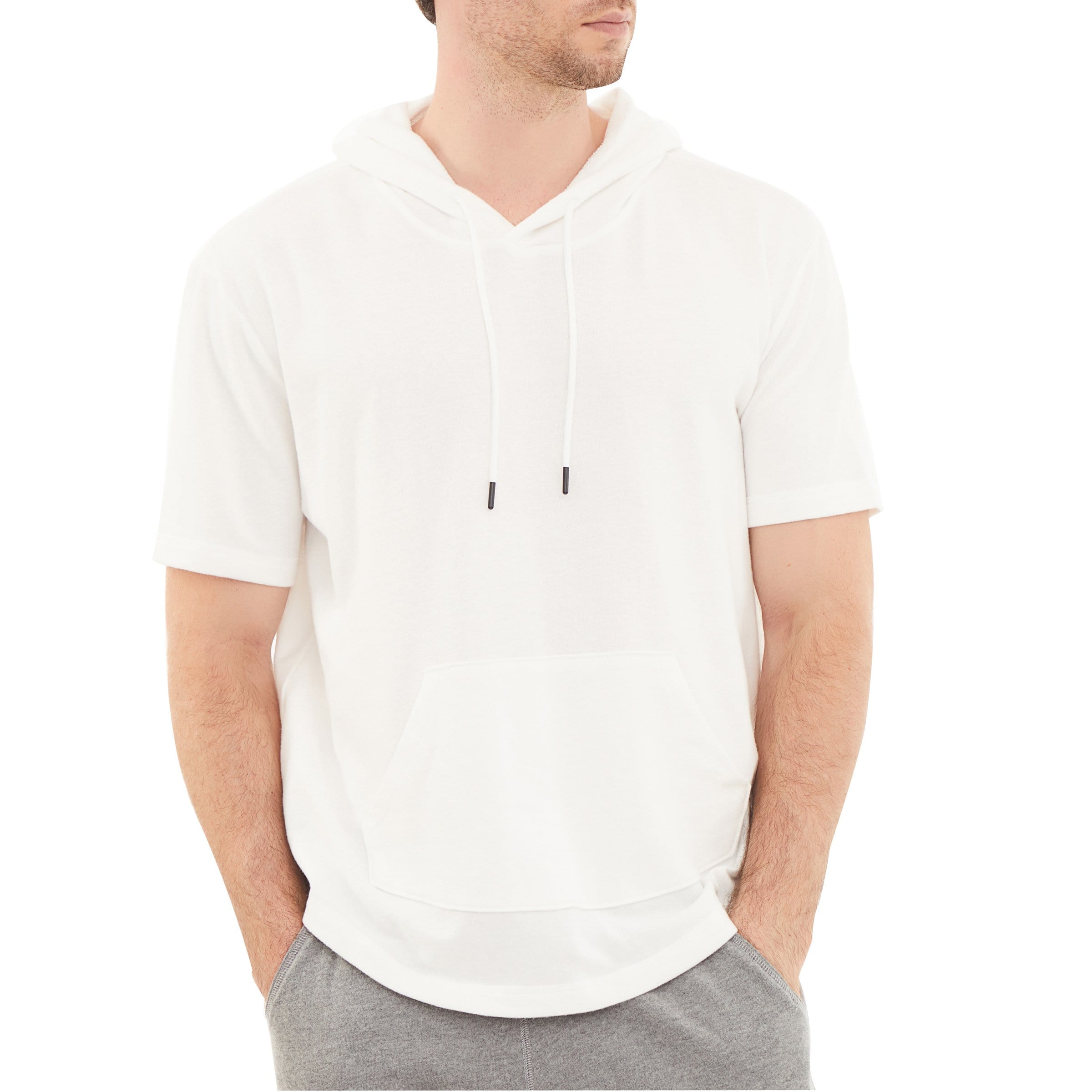 Men's Hoodies short-sleeved hooded sweatshirt #0606