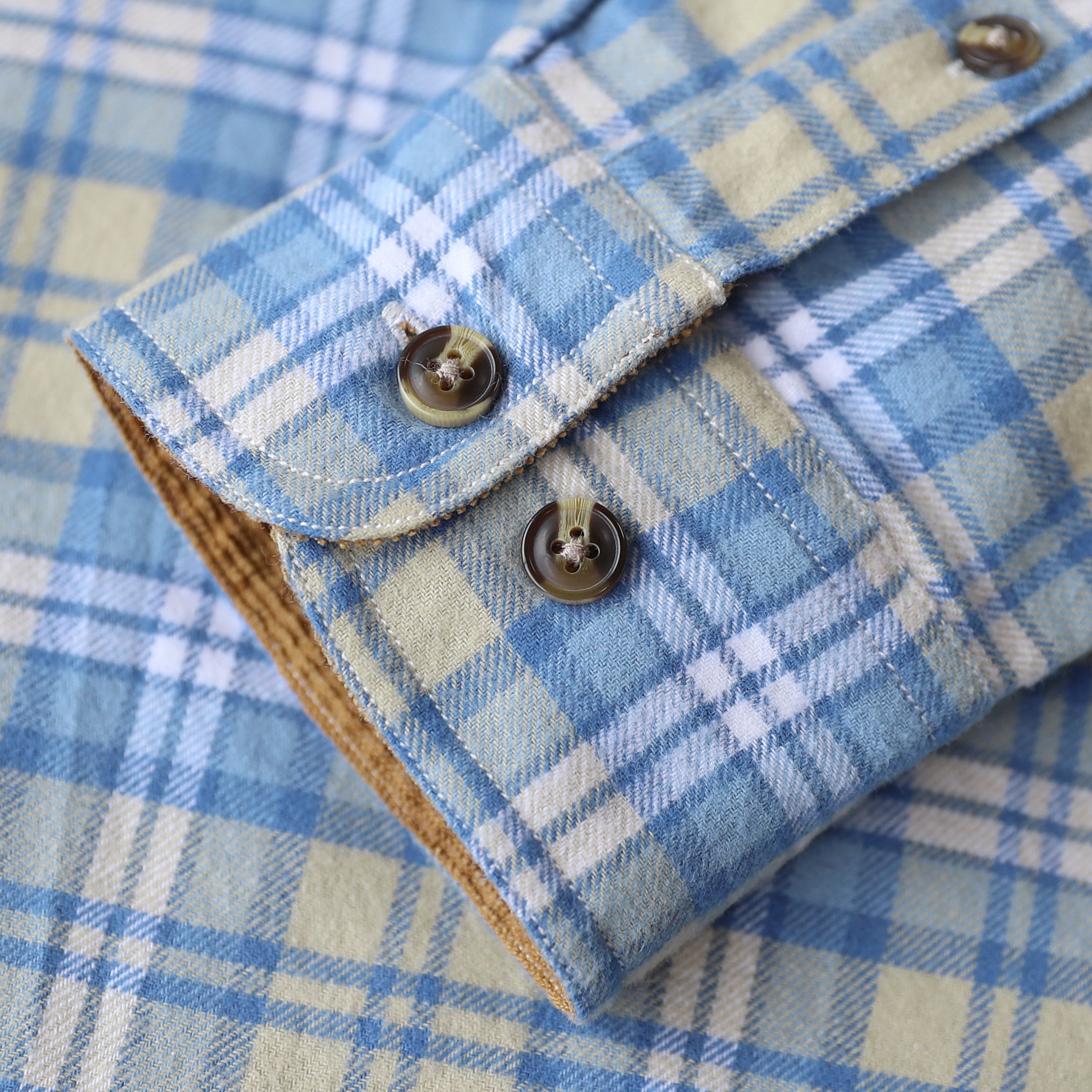 Dubinik® Mens Flannel Shirt Long Sleeve Button Down Plaid All Cotton Soft Brushed Flannel Shirt For Men Utility Casual Shirt#0030019