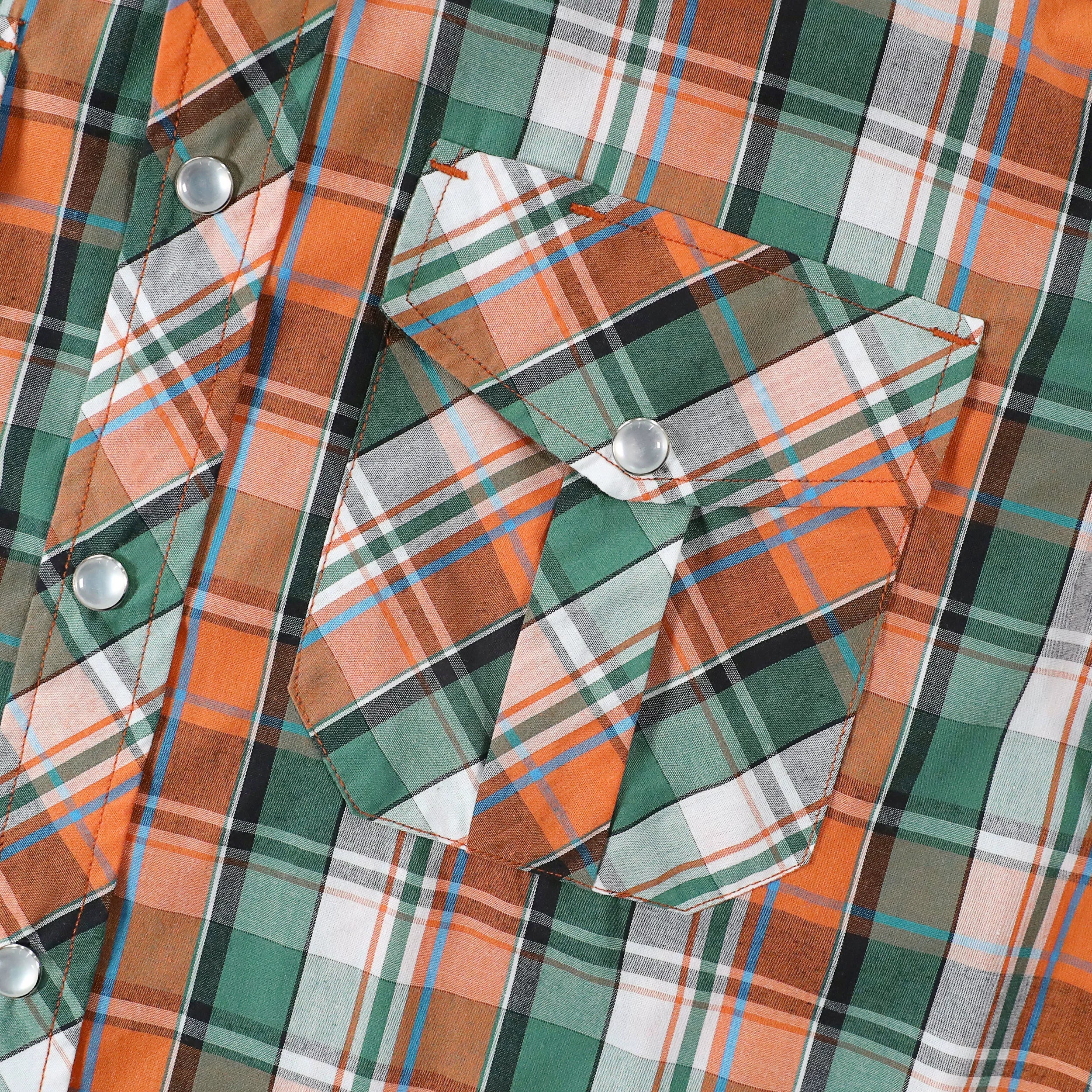 Dubinik® Pearl Snap Shirts for Men Long Sleeve Western Shirts for Men Vintage Casual Plaid Shirt Cowboy Shirts for Men#42020