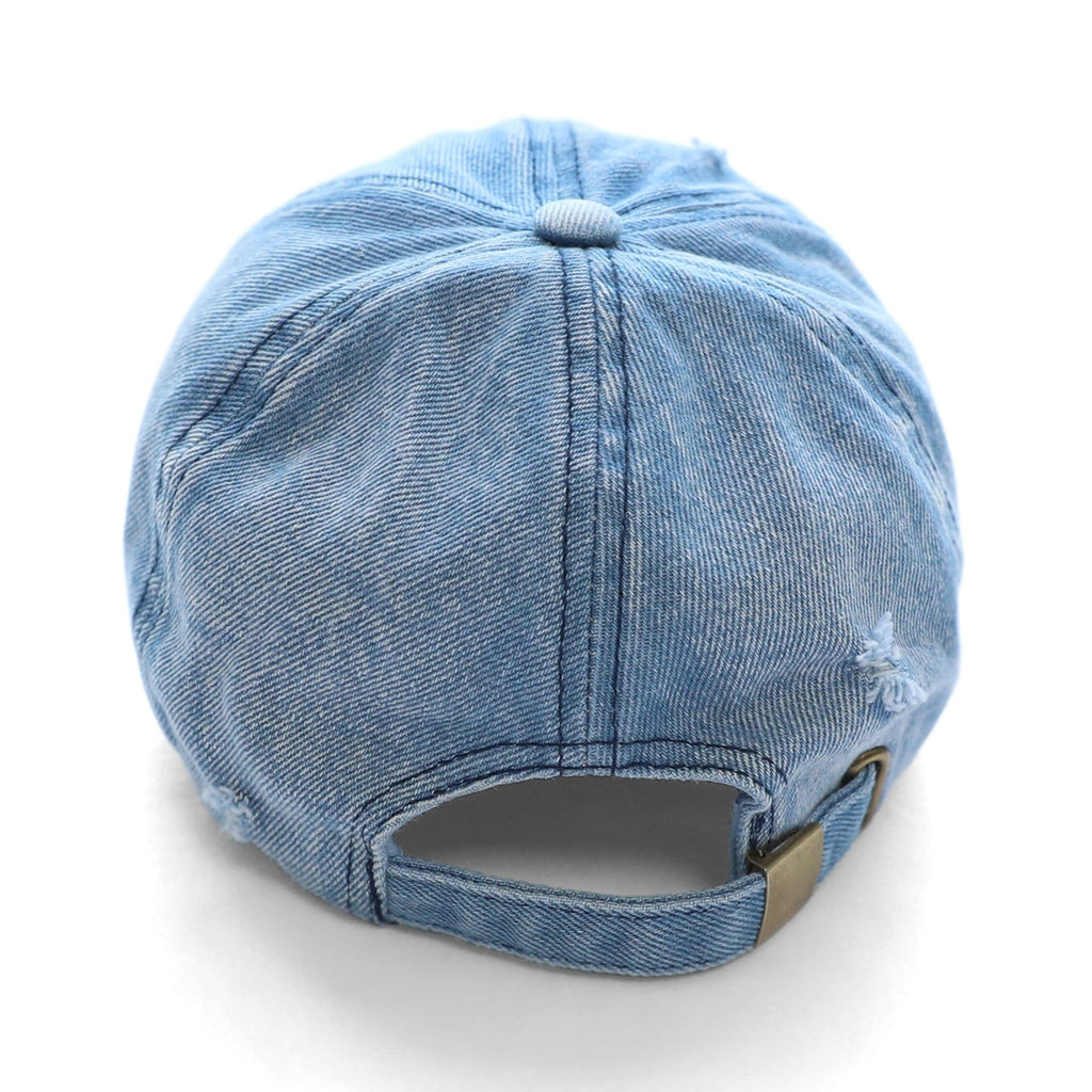 Cotton denim baseball cap #2315