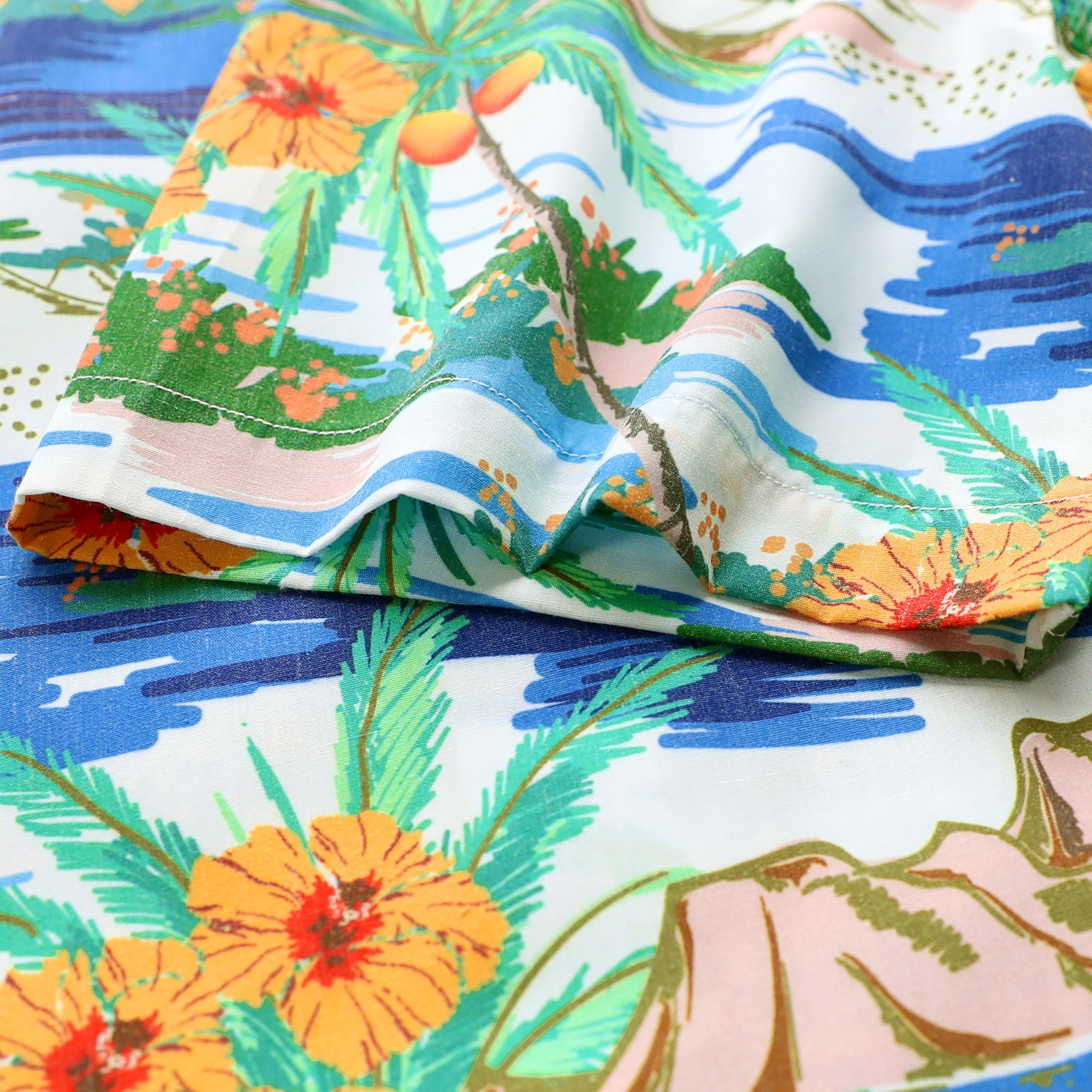 Hawaiian Shirt for Men Aloha Tropical Short Sleeve Button Down Print Beach Shirts #2602