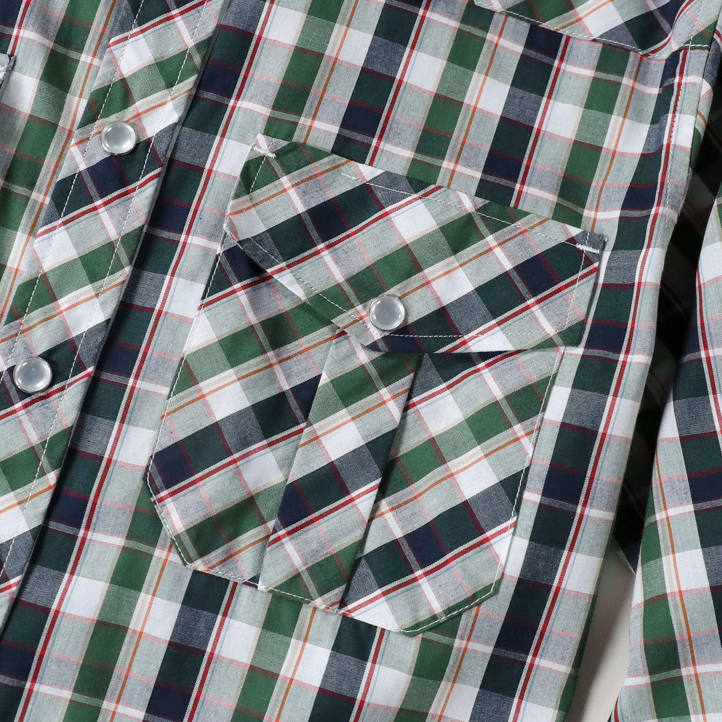 Dubinik® Pearl Snap Shirts for Men Long Sleeve Western Shirts for Men Vintage Casual Plaid Shirt Cowboy Shirts for Men#42002