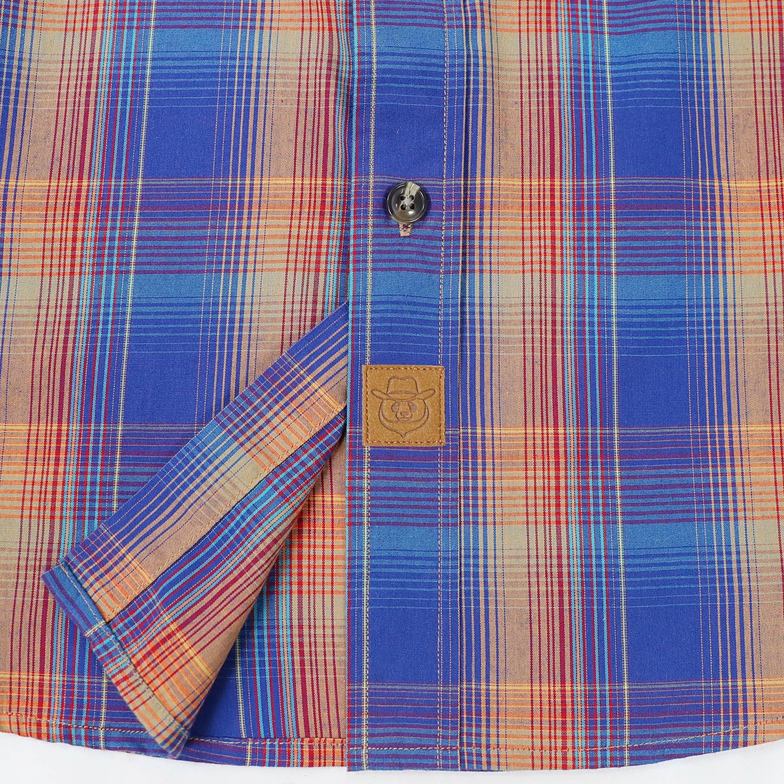 Dubinik® Mens Short Sleeve Button Down Shirts Summer Vintage Short Sleeve Button Down Men Lightweight Men's Casual Shirts#51031