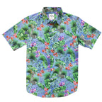 Hawaiian Shirt for Men Aloha Tropical Short Sleeve Button Down Print Beach Shirts #2603