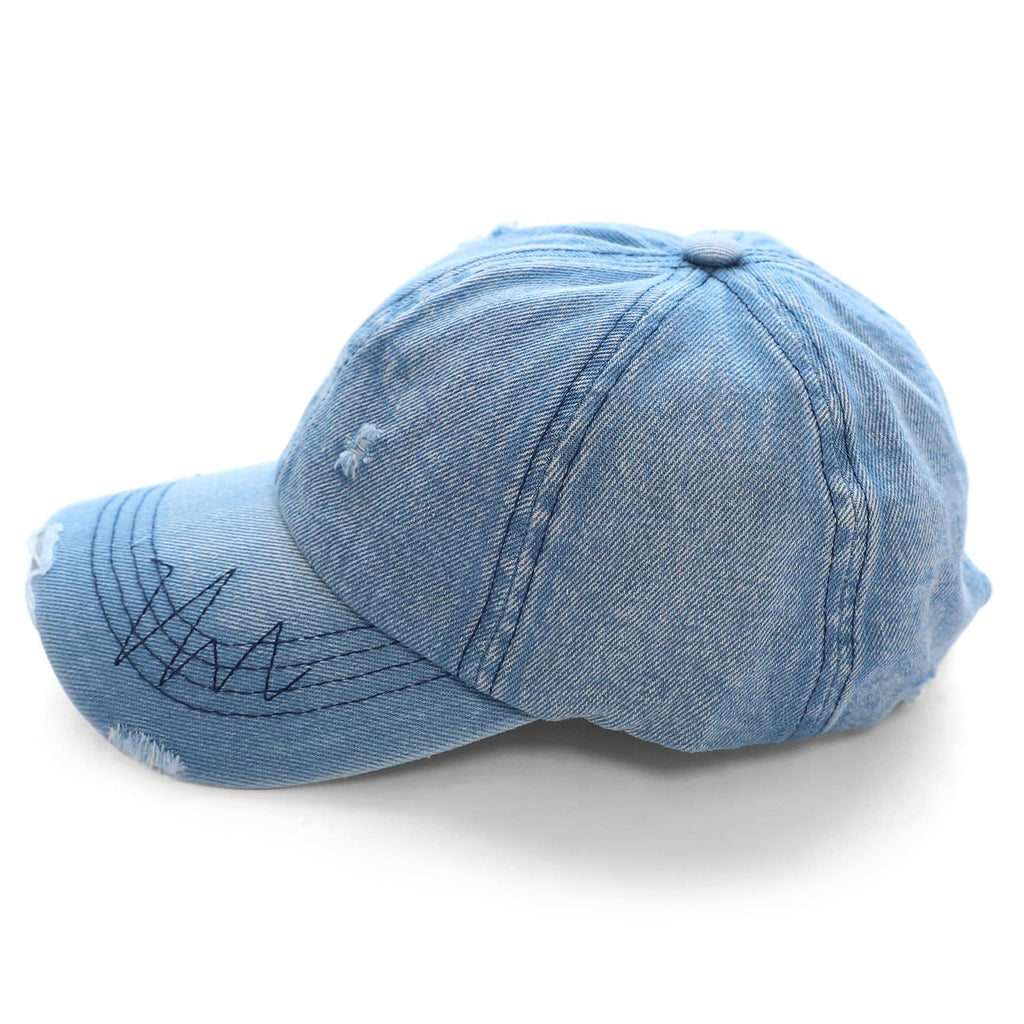 Cotton denim baseball cap #2315